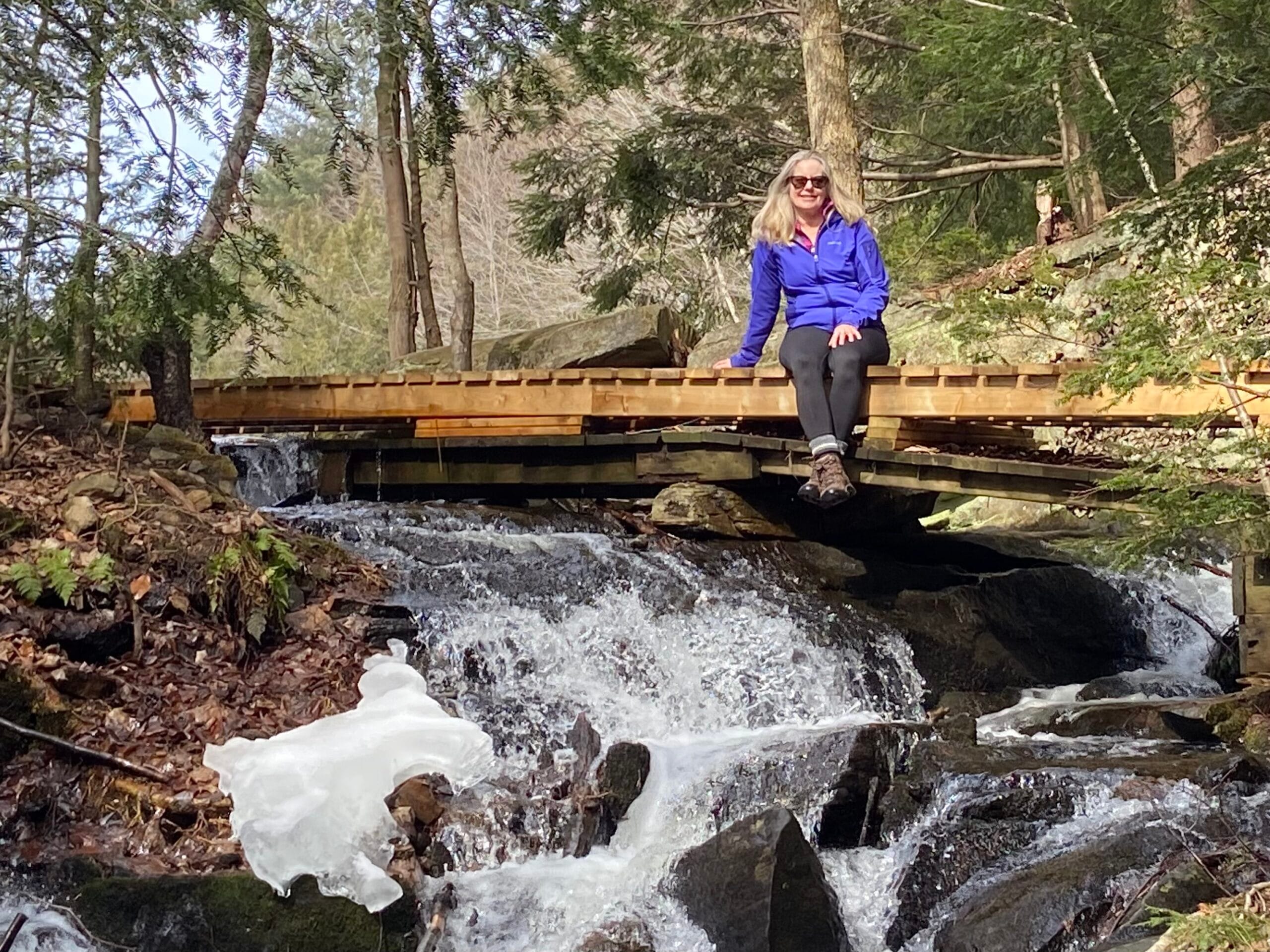 Sue Jamison at Limberlost Reserve, Huntsville